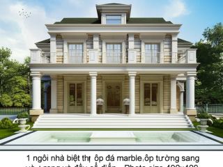 Lựa chọn loại đá marble nào ốp tường đẹp cho nhà biệt thự cap cấp