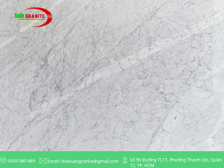 Giá đá Marble trắng Ý 2026 | Kho đá Hoa cương tại TP.HCM