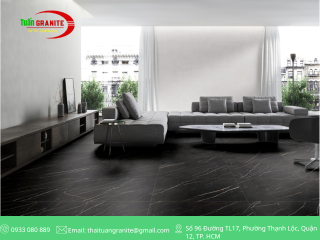 Giá Đá Marble đen tia chớp 2026 | Kho đá giá rẻ tại TP.HCM